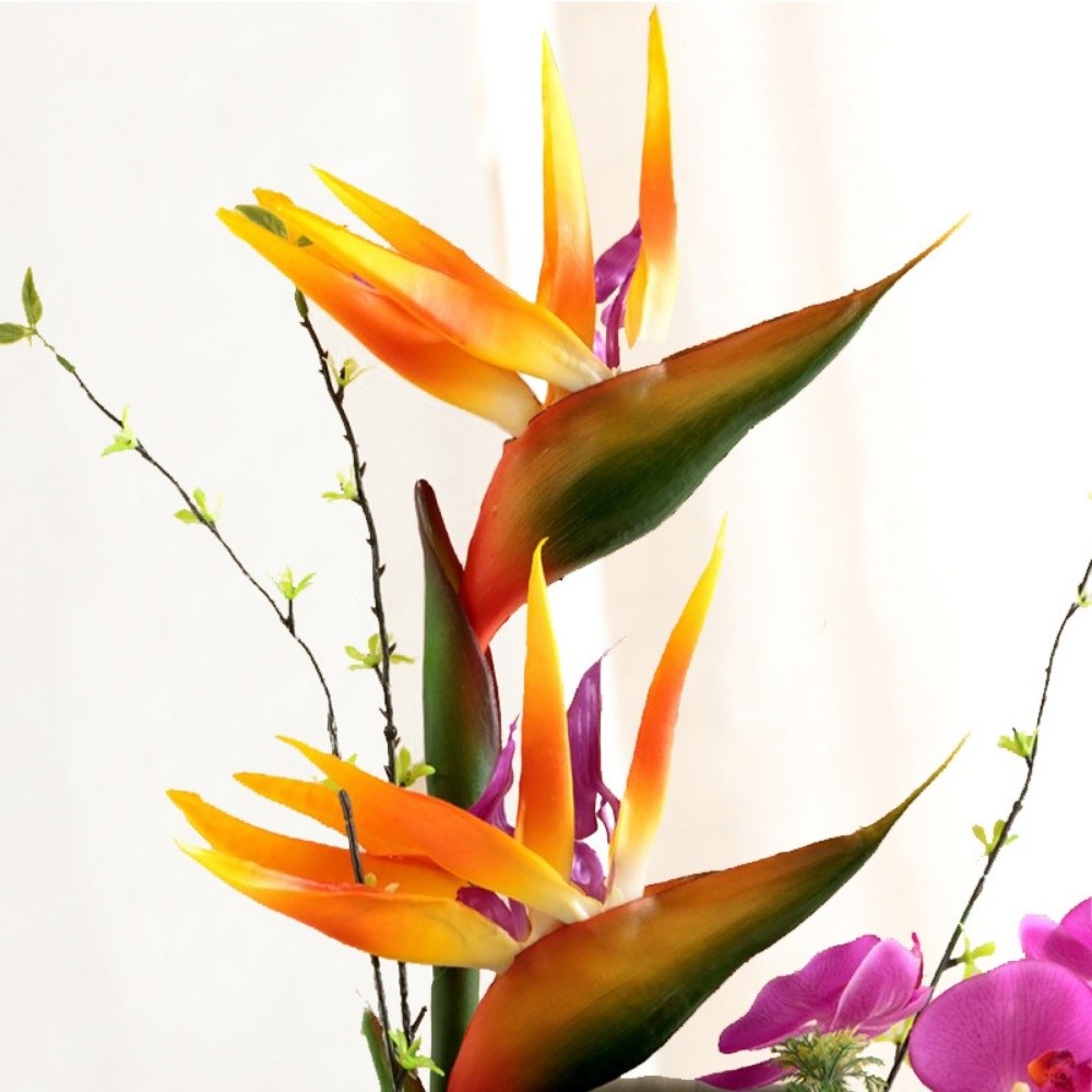 Nuevas Flores Artificiales de  - Bird Paradise Strelitzia reseña y precio
