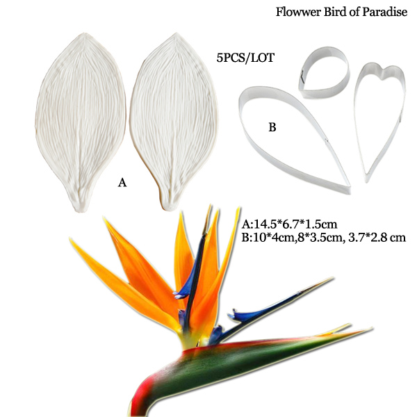 Molde de silicona grande para  - Bird Paradise Strelitzia reseña y precio