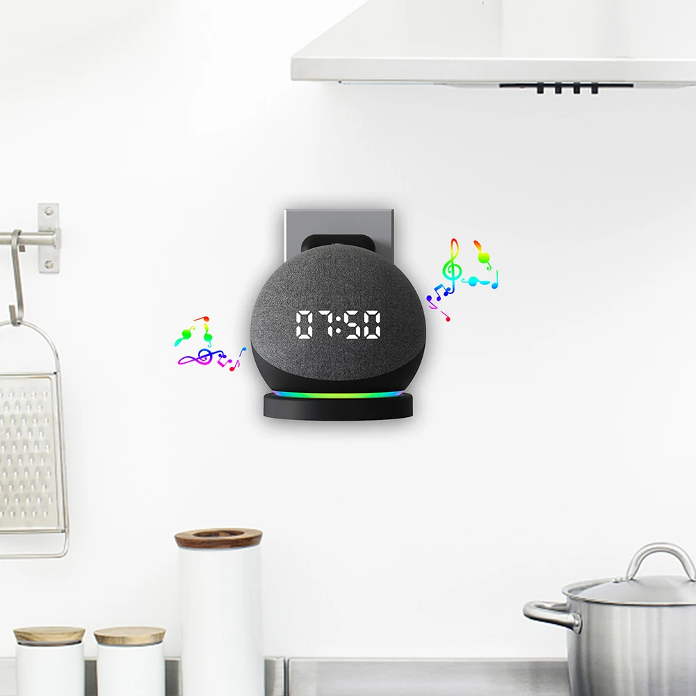 Soporte de plástico para monta - Amazon Speaker Echo Dot 5 reseña y precio