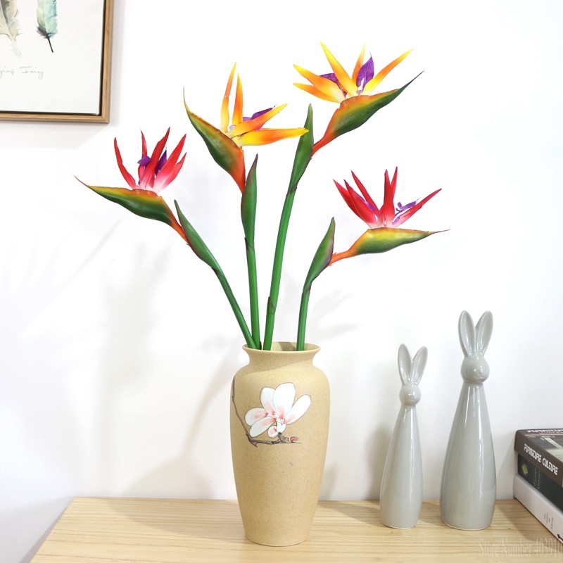 Planta artificial de silicona  - Bird Paradise Strelitzia reseña y precio