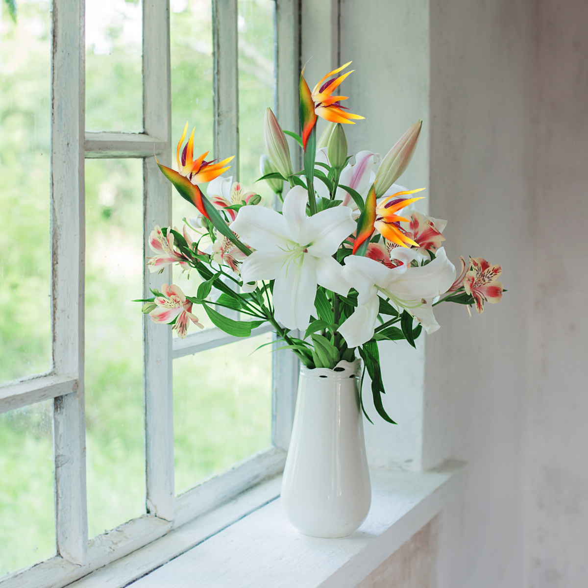 Planta Artificial de Ave del P - Bird Paradise Strelitzia reseña y precio